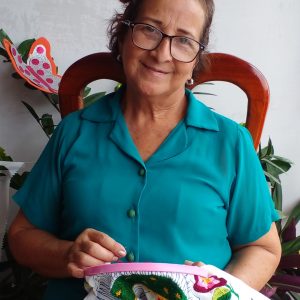 Bordado a mano "Divina Misericordia"